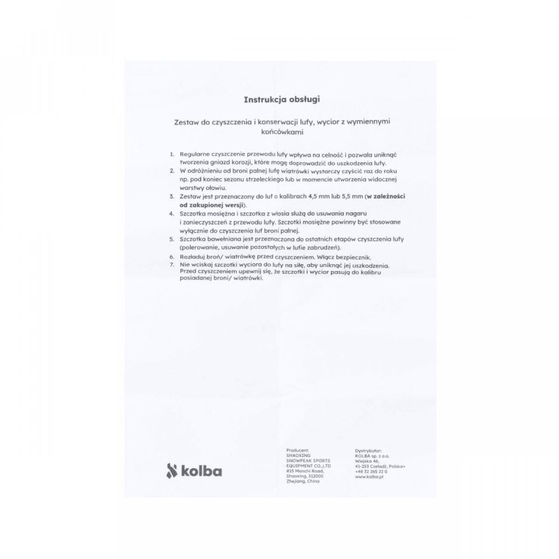 Wycior RazorGun SweepX kal. 5.5