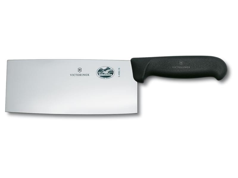 Nóż Chiński Victorinox - Do krojenia i siekania, stal nierdzewna, ergonomiczna rękojeść Fibrox - 18 cm