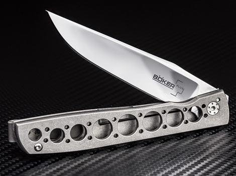 Nóż Boker Plus Urban Trapper - Lekki, blokowane ostrze, ergonomiczna tytanowa rękojeść, do codziennego użytku - 87 mm - Boker