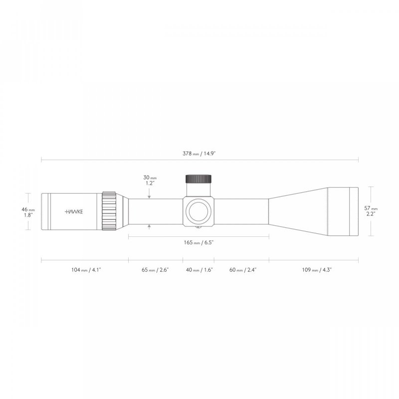 Luneta celownicza Hawke Vantage 30 WA FFP 6-24x50 IR SF Half Mil Dot