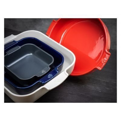 APPOLIA Naczynie prostokątne 40 cm czerwone