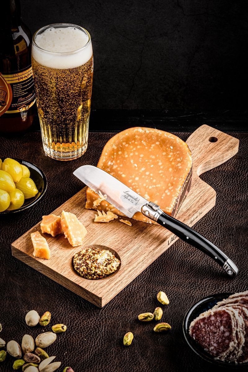 Nóż do sera Santoku 9 cm Laguiole Deska Premium Line Acacia