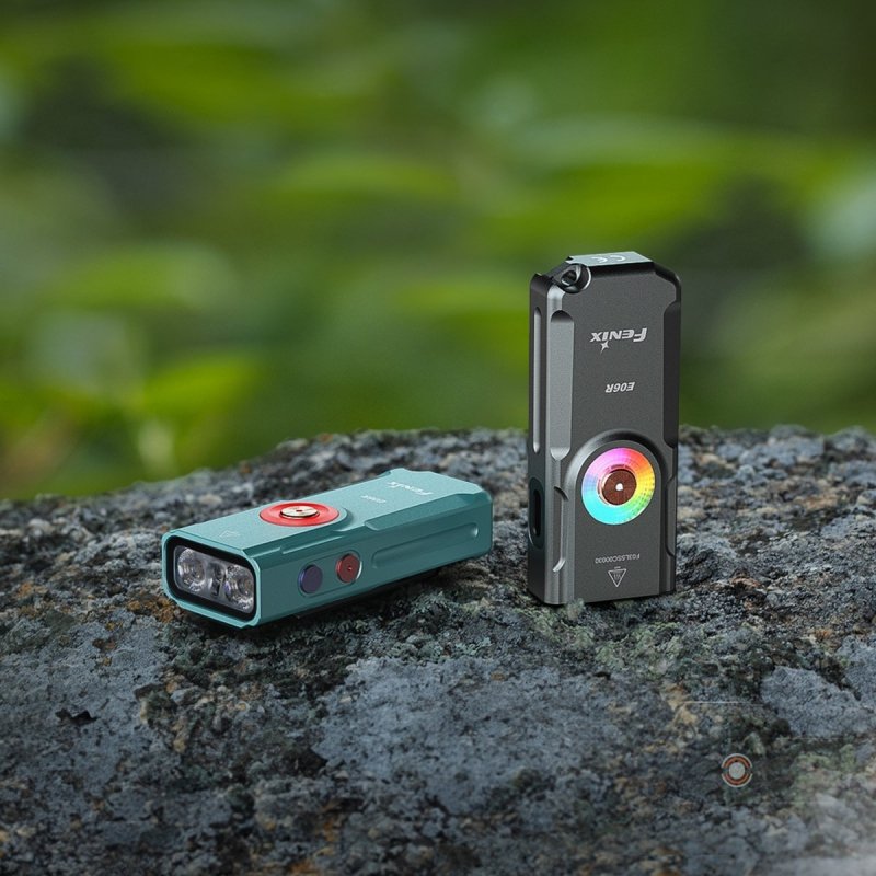 Latarka LED E06R turkusowa