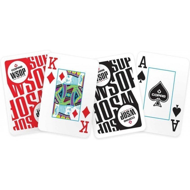 Karty do gry 2 talie Copag WSOP Jumbo Index