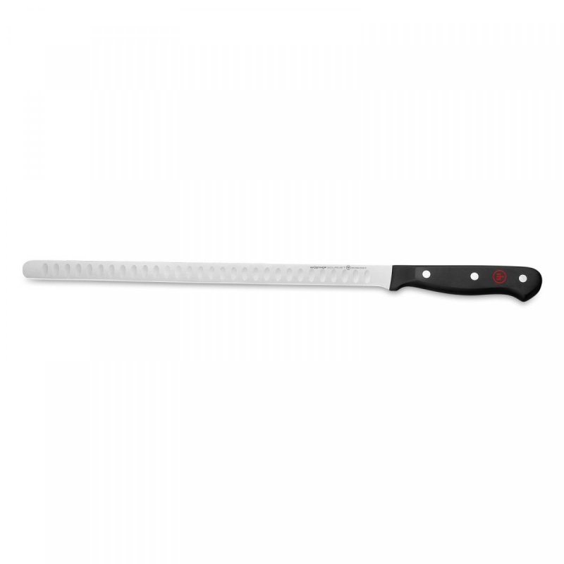 Nóż do łososia 29cm Wusthof Gourmet stal 56HRC żłobienia