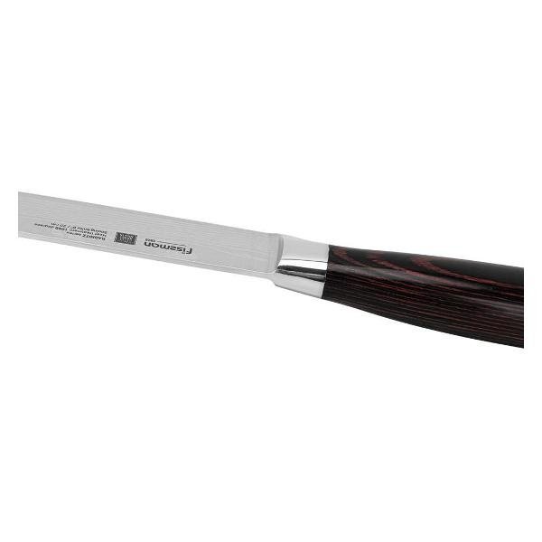 Nóż santoku Fissman Ragnitz 20 cm - stal, drewno, zmywarka