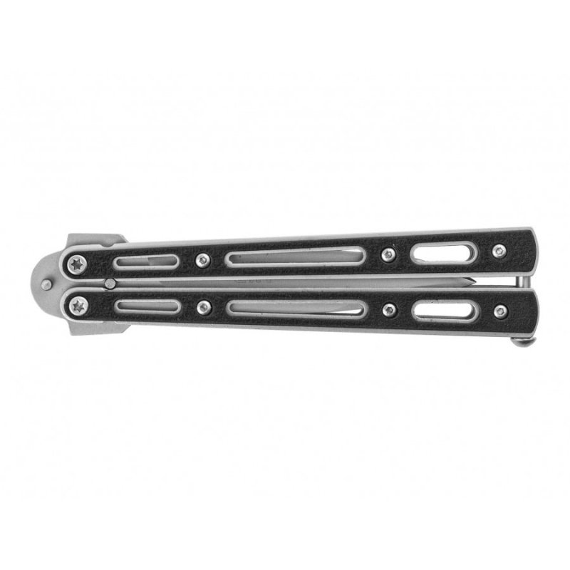 Nóż Joker Motylek JKR200 - Składany nóż Bali-Song z blokadą T-latch, do turystyki i wędkarstwa - Ostrze 10 cm - Joker