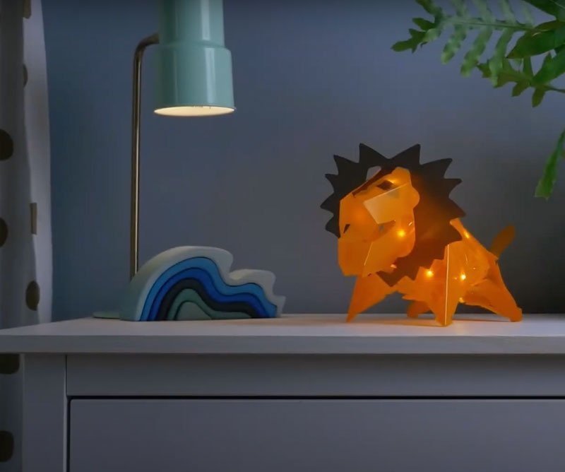 Creatto Świecący Lew i Przyjaciele - Zestaw Kreatywny LED