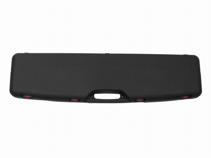 Kufer z zatrzaskiem na broń długą - 110x25x11 cm - czarny