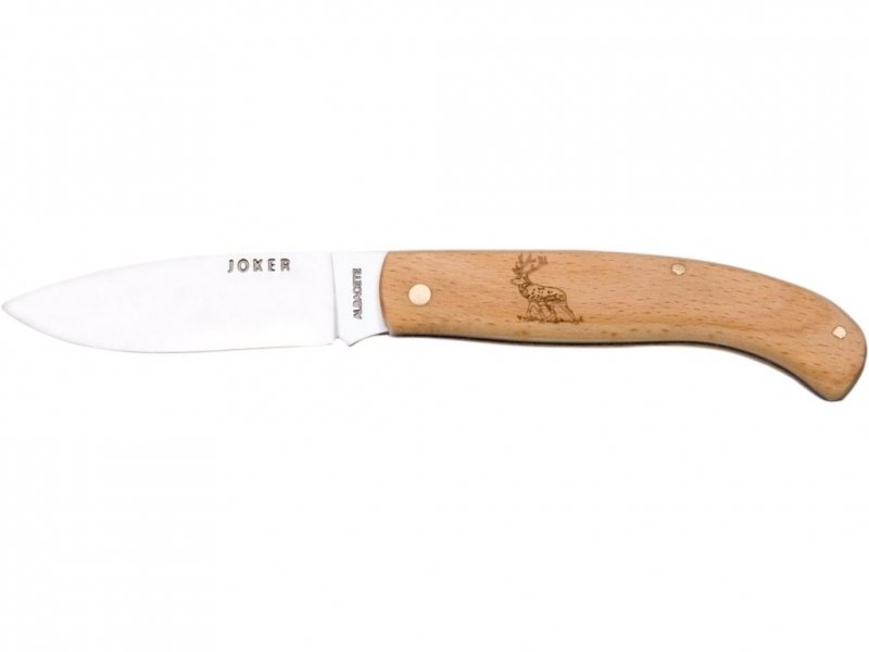 Nóż Joker NH78-2 wood jeleń 8 cm