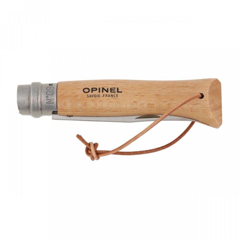 Nóż składany Opinel Adventure 8 inox buk