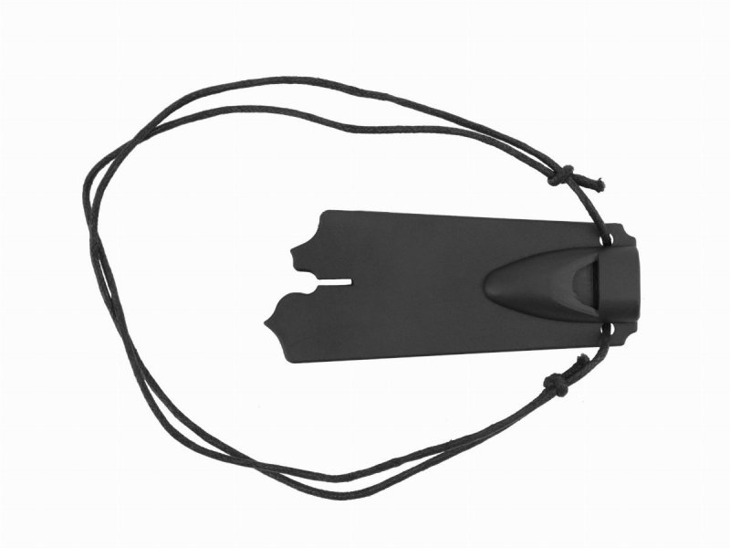 Nóż survivalowy Fox outdoor - Ostrze ze stali nierdzewnej, ergonomiczna rękojeść, gwizdek awaryjny, kabura z zatrzaskiem - 18 cm