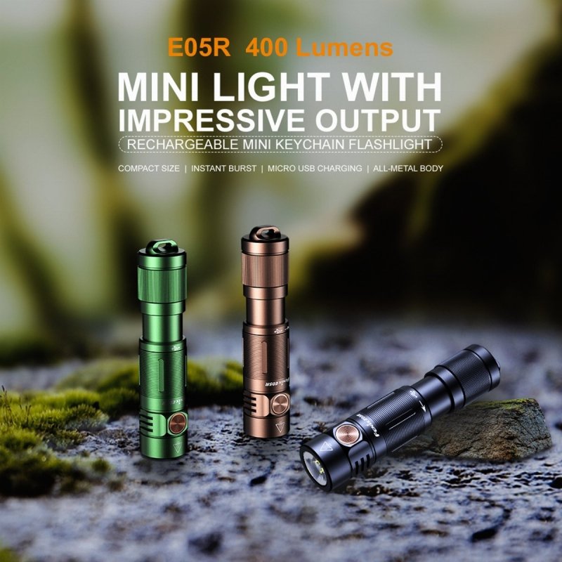 Latarka Diodowa Fenix E05r Czarna