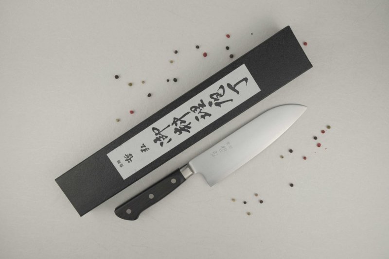 Nóż kuchenny Tetsuhiro KAS Santoku 170 mm [KAS-951]