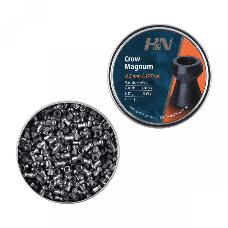Śrut diabolo H&amp;N Crow Magnum 4,5 mm 400 szt.