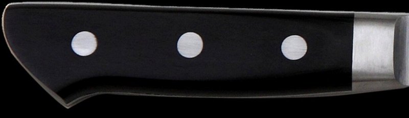 Nóż Masahiro BWH Santoku 17 cm black pakkawood MBS-26