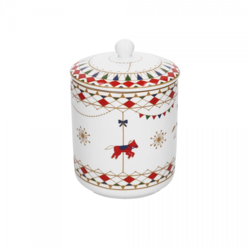 Pojemnik Na Ciastka 400 Ml Xmas Carousel Rose&Tulipani