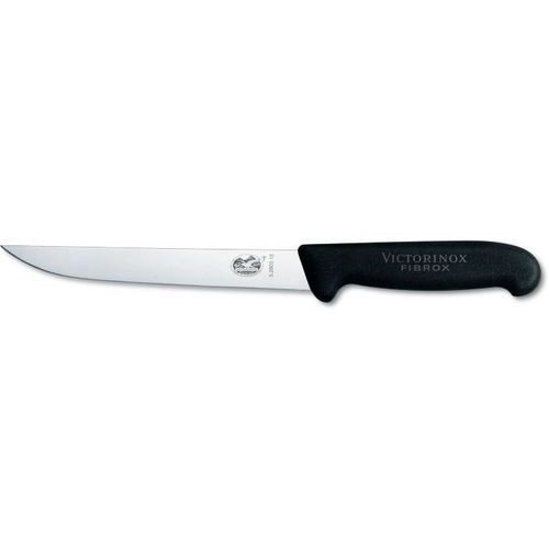 Nóż do mięsa Victorinox Fibrox - Wąskie, elastyczne ostrze, ergonomiczna rękojeść, do filetowania - 18 cm
