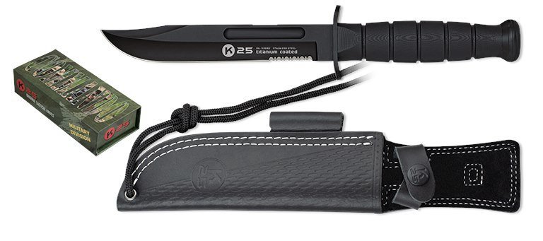 Nóż K25 CNC G10 Tytan 32692