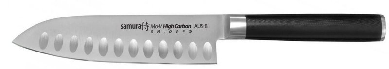 Samura Mo-v nóż Kuchenny Małe Santoku 138mm uniwersalny