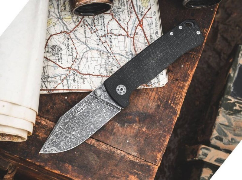 Nóż Böker Solingen Tiger-Damascus