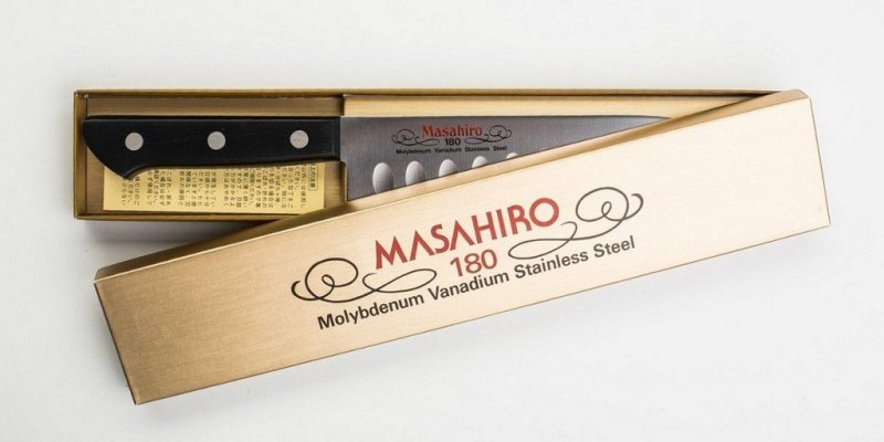 Nóż Masahiro BWH Chef Dimple 180mm [14080]