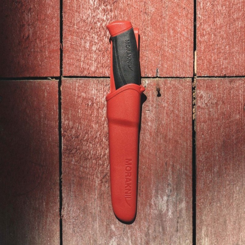 Nóż bushcraftowy Morakniv Companion czerwony 10 cm Sandvik