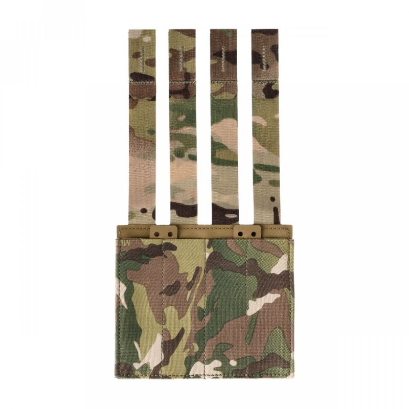 Podwójna elastyczna płaska ładownica GTG Flat M4 Multicam