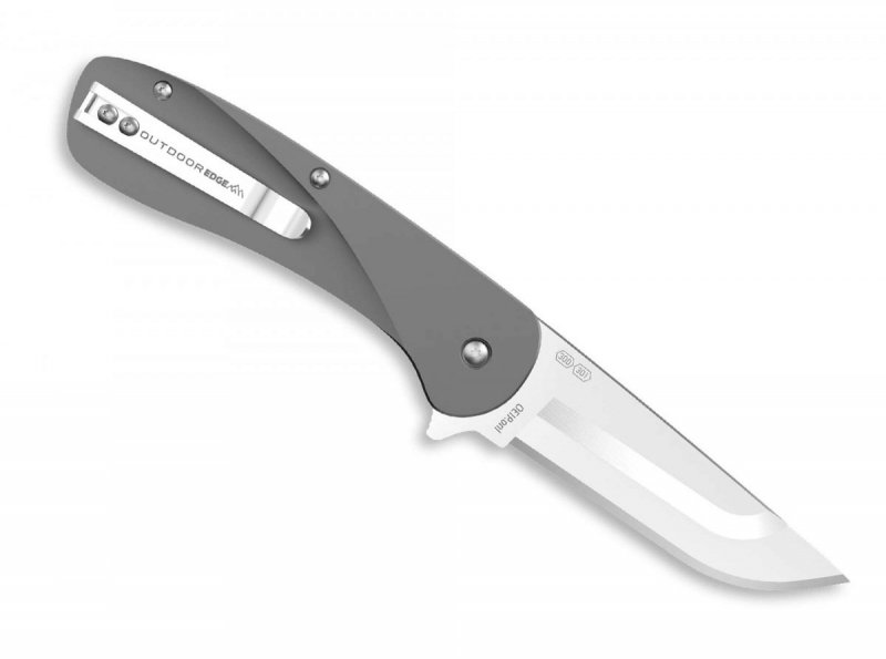 Nóż Outdoor Edge Razor VX1 3.0" Aluminum Grey
