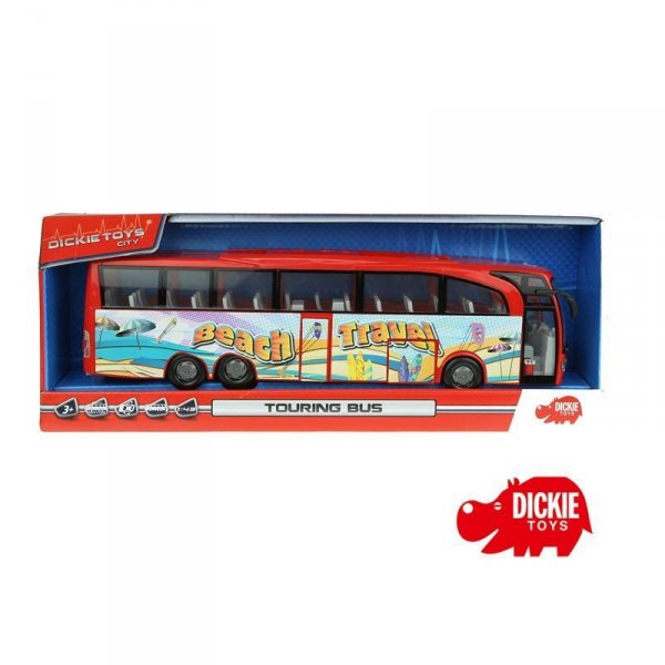 DICKIE Autobus turystyczny Beach Travel Bus Czerwony