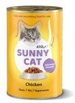 Sunny Cat puszka dla kota z kurczakiem 410g 