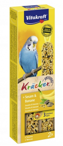 Vitakraft Kracker dla papużek falistych 2szt Sezam/Banan