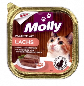 Molly szalka 100g dla kota łosoś