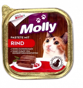Molly szalka 100g dla kota z wołowiną