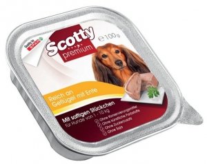 Scotty szalka dla psa 100g kura z kaczką