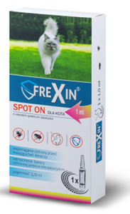 Pchełka krople FREXIN 1,0 ml dla kota