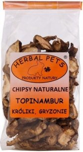 Herbal Pets Chipsy Natural - Topinambur dla gryzoni i królików 75g