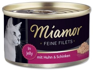 Miamor Feline Filets karma dla kota z kurczakiem i szynką 100g