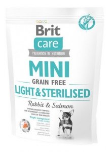 Brit Care Mini Grain Free Light Sterilised karma dla psów małych ras 400g