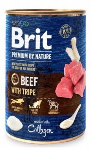 Brit Premium By Nature puszka 400g karma dla psa  Beef&Tripes