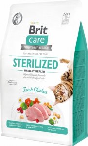 Brit Care Cat Grain Free Sterilized Urinary karma dla sterylizowanych kotów z kurczakiem 2kg