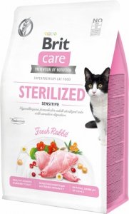 Brit Care Cat Grain Free Sterilized Sensitive karma dla sterylizowanych kotów z królikiem 7kg