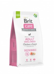 Brit Care Sustainable Small Chicken Insect karma dla dorosłych psów małych ras z kurczakiem i insektami 7kg
