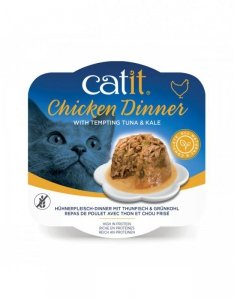Chicken Dinner karma dla kota kurczakiem, tuńczykiem i jarmużem 80g