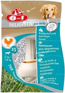 8in1 Przysmak Dentl Deli Bones XS 1szt