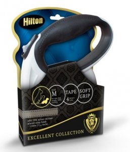 Hilton Smycz smart M tape 4m biało-czarna 20kg