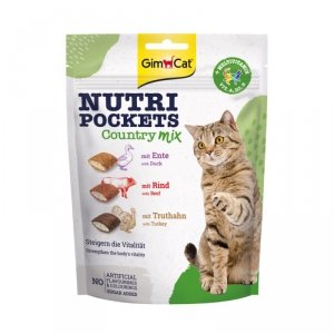 GimCat Nutri Pock 150g Country Mix tauryna przysmak dla kota 