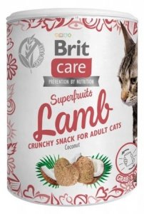 Brit Care Cat Snack Super Fruits Lamb przysmak dla kotów z jagnięciną 100g