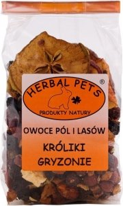 Herbal Pets Owoce pól lasów Królik gryzoń 100g