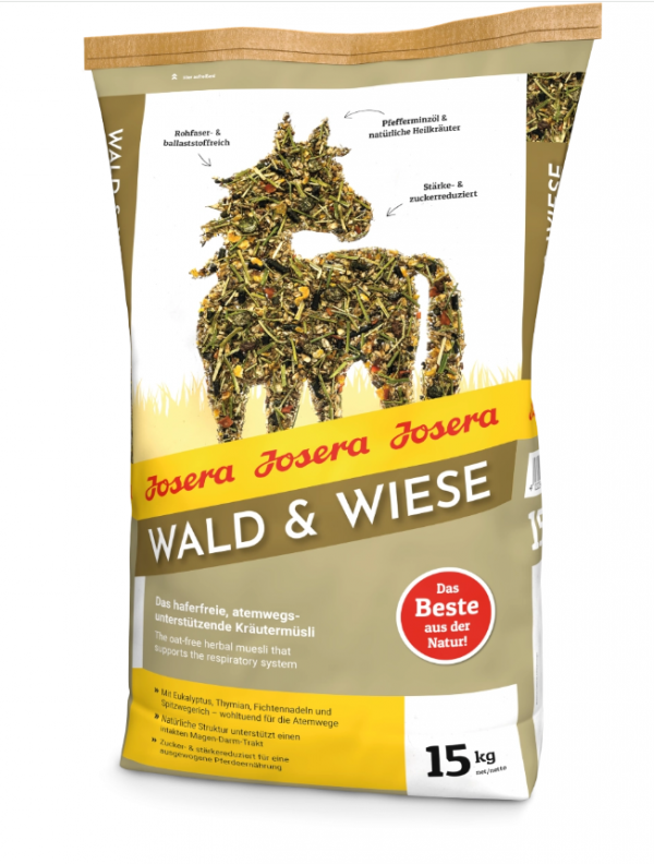 JOSERA Wald&amp;Wiese musli bez owsa 15kg